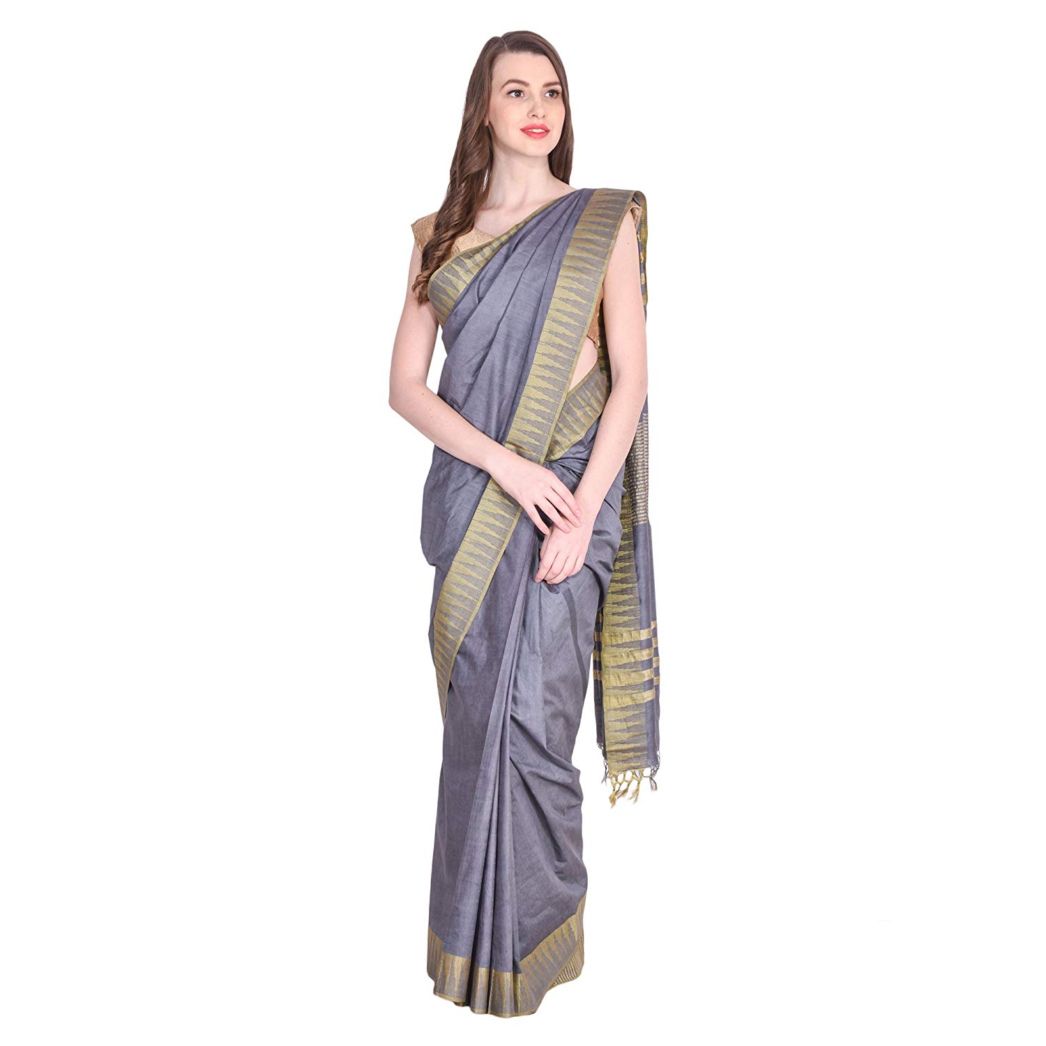 Bhagalpuri-Art-Silk-Saree-Grey-Golden-Striped-B077YR6F7Y.jpg