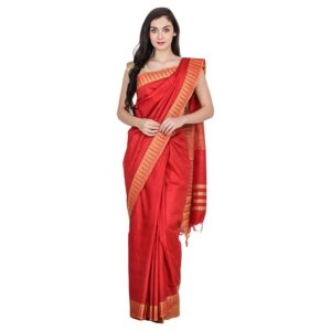 Bhagalpuri-Art-Silk-Saree-Red-Golden-Striped-B077YQPCXF.jpg