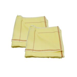 Bhagalpuri Ethnic Large Gamcha Towel Yellow Pack Of 2 B078nf8b83.jpg