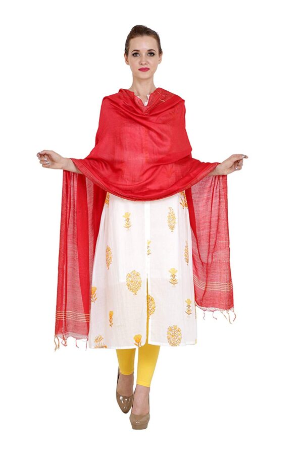 Bhagalpuri-Ethnic-Red-Golden-Multi-Striped-Dupatta-For-Women-B07DS9253Z.jpg