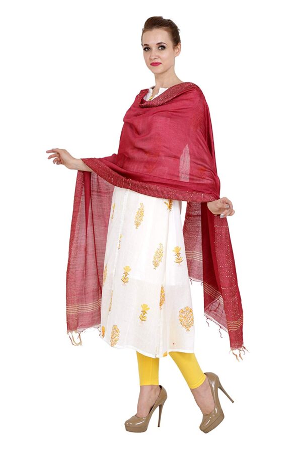 Bhagalpuri-Ethnic-Style-Maroon-Golden-Multi-Striped-Dupatta-For-Women-B07DSH87YQ-2.jpg