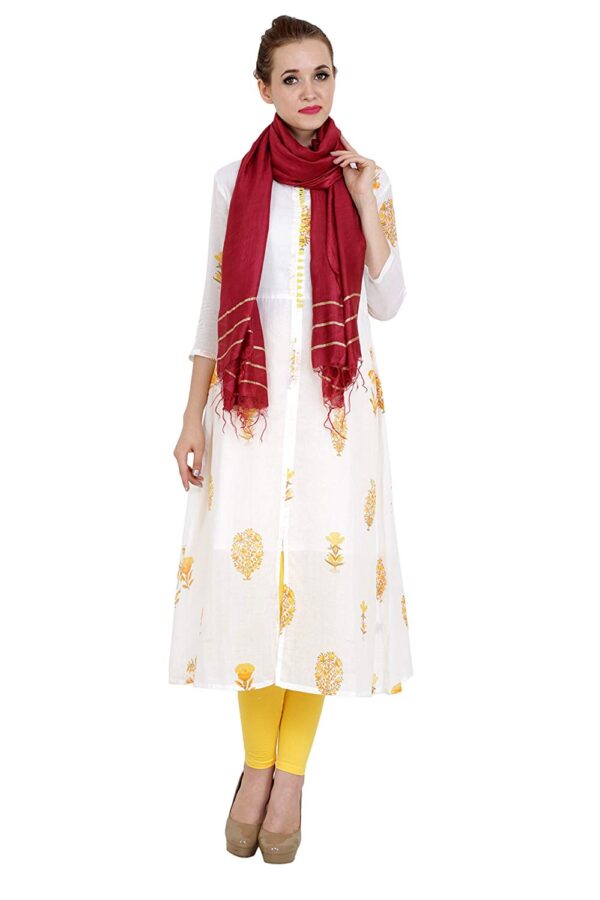 Bhagalpuri-Ethnic-Style-Maroon-Golden-Striped-Dupatta-For-Women-B07DSLLG7V-4.jpg