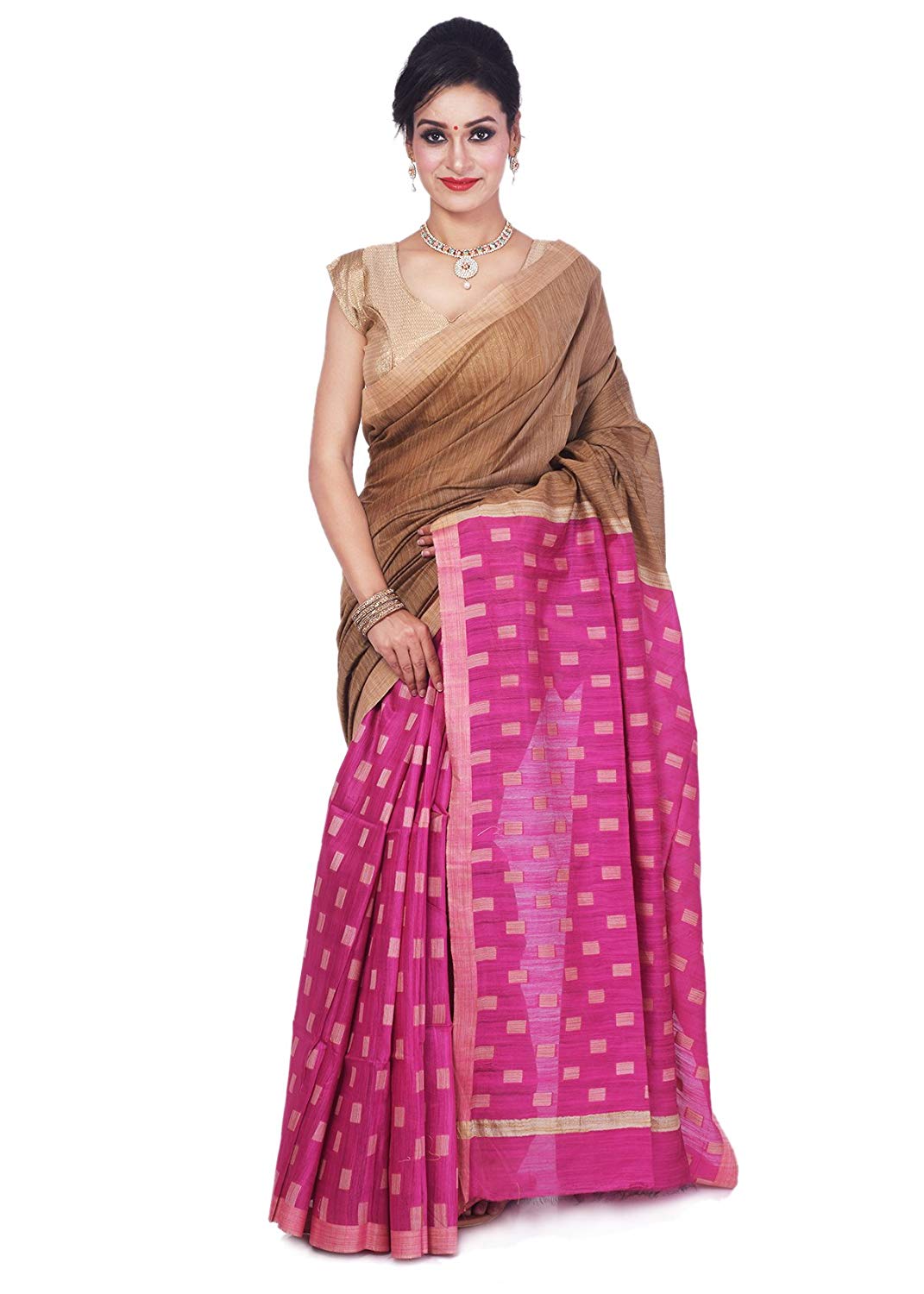 Bhagalpuri-Handloom-Art-Silk-Pink-Brown-Saree-B077Z3332R.jpg