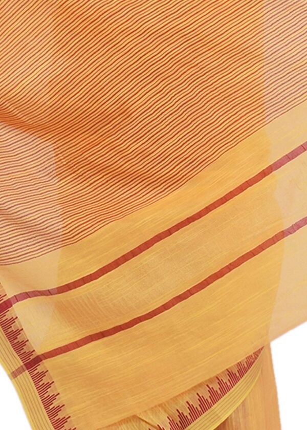 Bhagalpuri Handloom Art Silk Yellow Saree Red Border B0785t4d6n 4.jpg