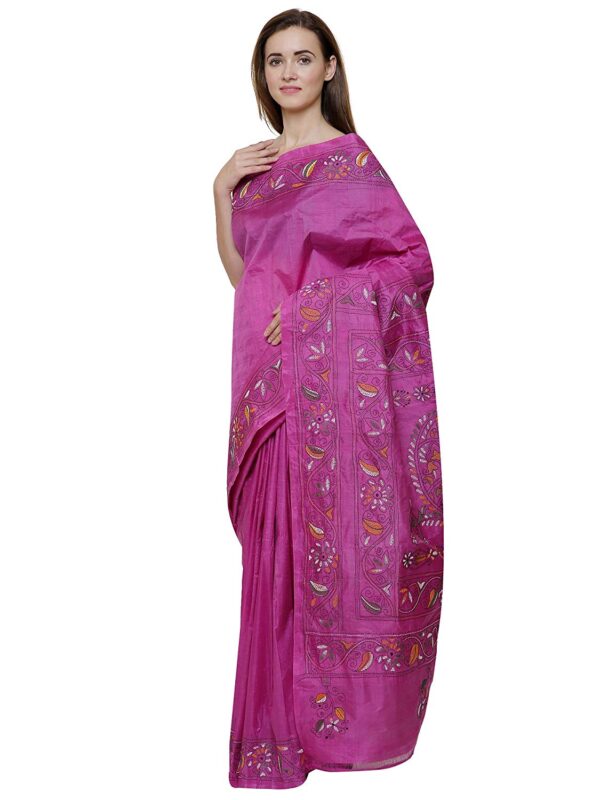 Bhagalpuri-Tussar-Silk-Hand-Embroidered-Saree-Pink-B077ZDMMX9-2.jpg