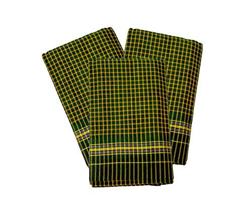 Cotton-Bath-Towel-Handloom-Large-Gamcha-Towel-Green-Checks-Pack-of-3-B078NBK2L8.jpg