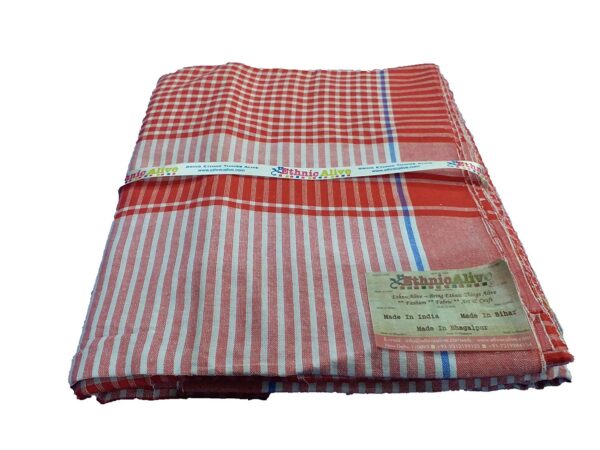 Cotton Bath Towel Handloom Large Gamcha Towel Red Line B078n4dhx5 2.jpg