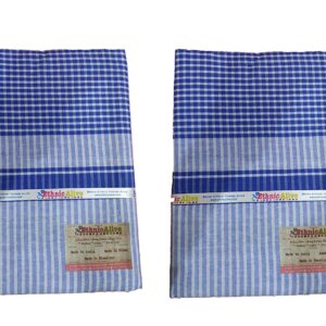 Cotton Bath Towel Handloom Large Gamcha Towel Sky Blue Pack Of 2 B078n4l2c9.jpg