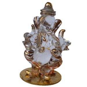 Ethnicalive Ganesh Jee In Crystal Transparent Both Side Finnshing Religious Deep Blue Gift Vastu Showpiece Gift Items Ca B075t8zp24.jpg