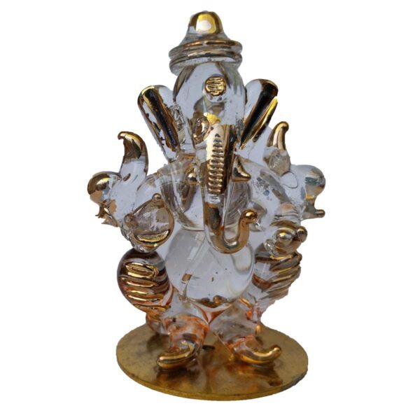 Ethnicalive Ganesh Jee In Crystal Transparent Both Side Finnshing Religious Light Dark White Gift Vastu Showpiece Gift I B075t7p624.jpg
