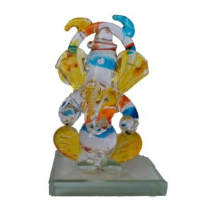 Ethnicalive Ganesh Jee In Crystal Transparent Square Pink Colour Religious Gift Vastu Showpiece Gift Items B075t6lfvp.jpg