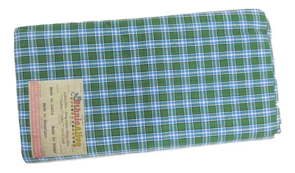 Ethnicalive Organic Bhagalpuri Pure Cotton Lungis For Men 2 Meter Set Of 1 Green Blue Combination B07hg7px91 2.jpg
