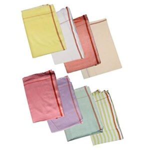 Bhagalpuri Ethnic Large Gamcha Towel Assorted Pack of 4