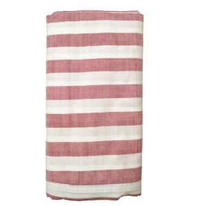 Bhagalpuri Handloom Men Lungi White Brown Striped