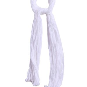 Bhagalpuri Pure White Ethnic Dupatta