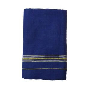 Cotton Bath Towel Handloom Large Gamcha Towel Blue Plane