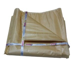 EthnicAlive Men's and Women's Handloom Bhagalpuri Tussar Silk Fabrics (FBETussarSilk_2.5, Beige, 2.5m)