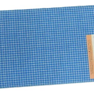 EthnicAlive Organic Bhagalpuri Blue & White line silk&Cotton mix Lungis for Men, 2 meter Set of 1 (blue Colour)