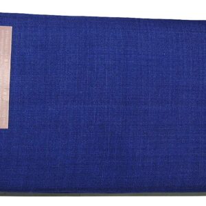 EthnicAlive Organic Bhagalpuri Blue silk&Cotton mix Lungis for Men, 2 meter Set of 1 (blue Colour)