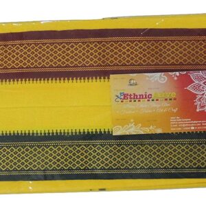 EthnicAlive Organic Bhagalpuri Handloom 100% Pure Cotton Spiritual Gamchha, Premium Quality (Set of 1),Skin Friendly-Shrink Proof Red Towel.
