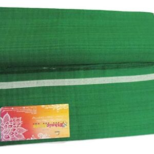 EthnicAlive Organic Bhagalpuri Men's Cotton green colour plain lungi - set of 1