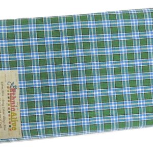 EthnicAlive Organic Bhaglpuri Men's silk& Cotton Lungis, Set of 1 (Green Colour)