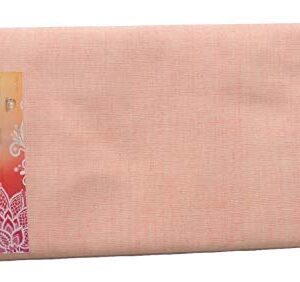 EthnicAlive Organic Bhaglpuri Men's silk& Cotton Lungis, Set of 1 (Orenge Colour)