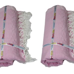 Ethnicalive Handloom Bhagalpuri Andi Dull Chadar Pink Pack of 2