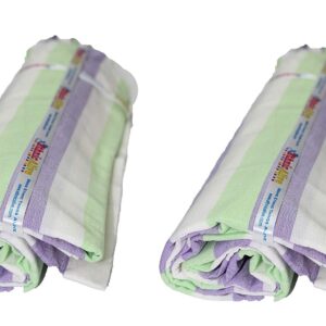 Ethnicalive Handloom Bhagalpuri Handloom Dull Chadar Blue Patta Pack of 2