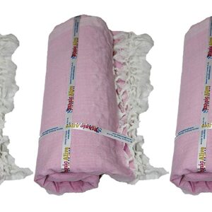 Ethnicalive Handloom Bhagalpuri Organic Andi Dull Chadar Pink Pack of 3