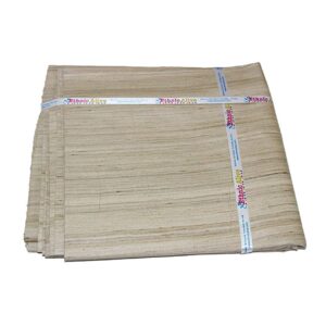 Handloom Bhagalpuri Ghicha Silk Fabric Light Shade
