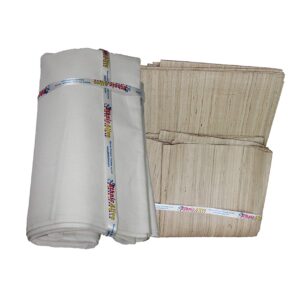 Handloom Bhagalpuri Ghicha Silk Light Shade Kurta With Cotton Payjama Unstitched Fabric