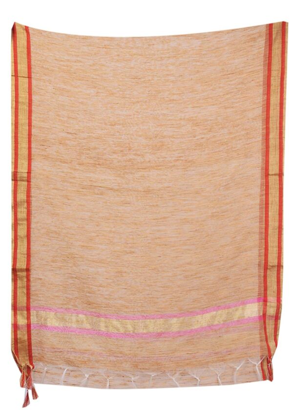 Bhagalpuri silk dupatta with golden colour red line border b074188rk7 4.jpg