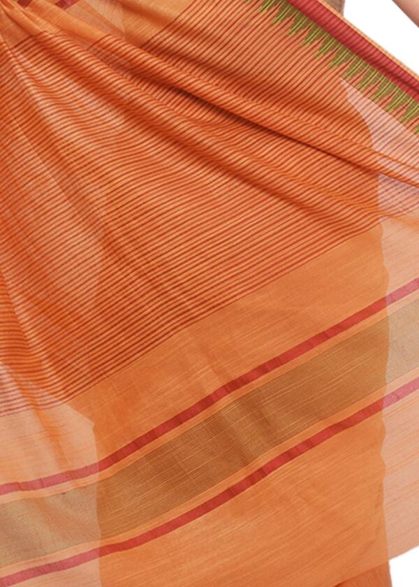Ethnicalive bhagalpuri handloom art silk brown saree with red boarder b07466p6wt 4.jpg
