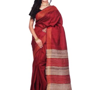 Ethnicalive bhagalpuri handloom pure tasar silk saree b07466qdzb.jpg