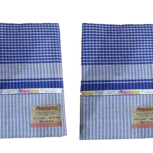 Ethnicalive cotton bath towel large gamcha towel sky blue pack of 2 b078nfzsdd.jpg