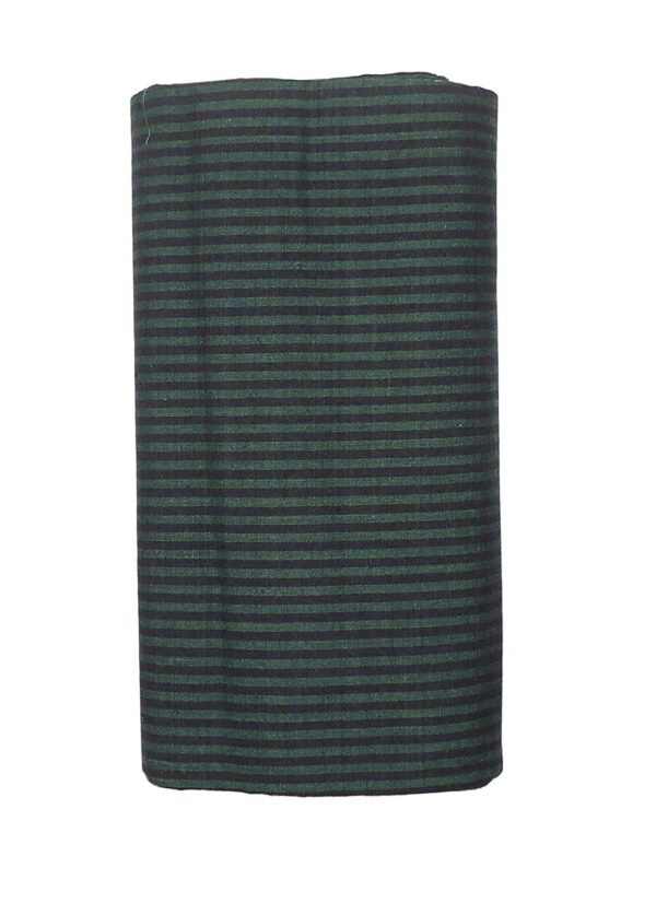 Ethnicalive handloom bhagalpuri mens lungi in green blue striped b073lnxm3c.jpg
