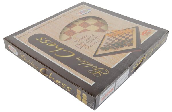 Muskaan toys golden wooden chess 33 pieces b06vwt369x 3.jpg