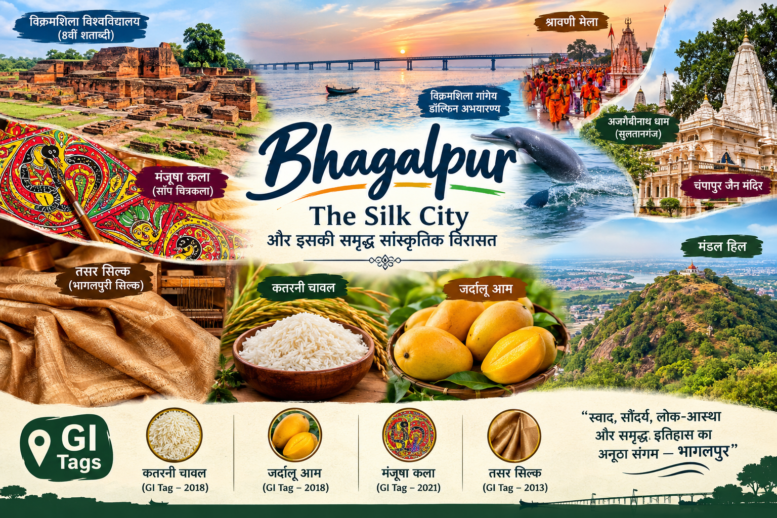 Bhagalpur Silk City Heritage Collage
